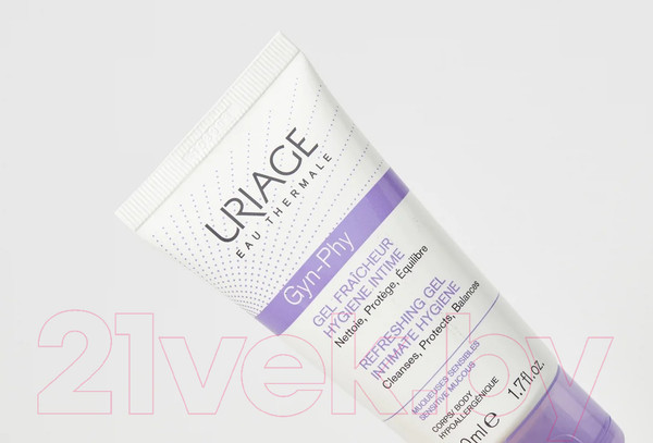 Изображение товара Гель для интимной гигиены Uriage Gyn-Phy Освежающий (50мл)