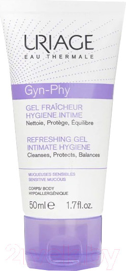 Изображение товара Гель для интимной гигиены Uriage Gyn-Phy Освежающий (50мл)
