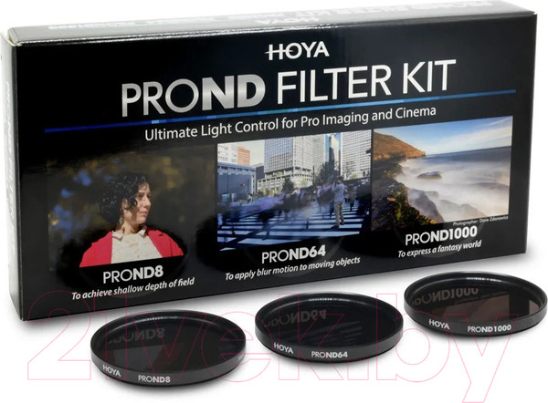 Изображение товара Светофильтр Hoya 58.0MM Pro ND Filter Kit 8/64/1000 / 24066069023