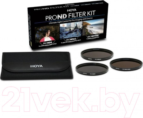 Изображение товара Светофильтр Hoya 82.0MM Pro ND Filter Kit 8/64/1000 / 24066069078