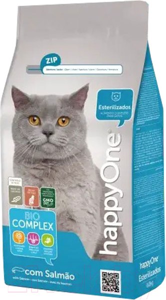 Изображение товара Сухой корм для кошек HappyOne Cat Sterilized (10кг)