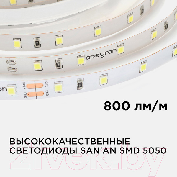 Изображение товара Светодиодная лента Apeyron Electrics SMD5050 / 00-339