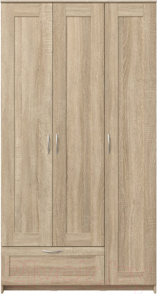 Изображение товара Шкаф Mio Tesoro Сириус 3-х створчатый 1 ящик 2.02.01.480.3 (дуб сонома)