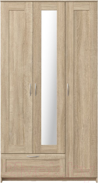 Изображение товара Шкаф Mio Tesoro Сириус 3-х створчатый 1 ящик 2.02.01.510.3 (дуб сонома)