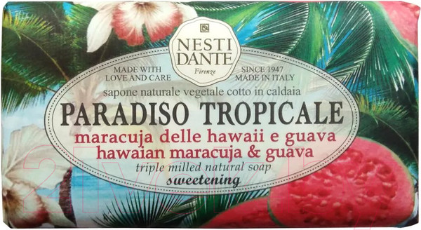 Изображение товара Мыло твердое Nesti Dante Hawaiian Maracuja & Guava (250г)