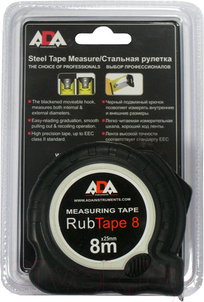 Изображение товара Рулетка ADA Instruments RubTape 8 / A00157