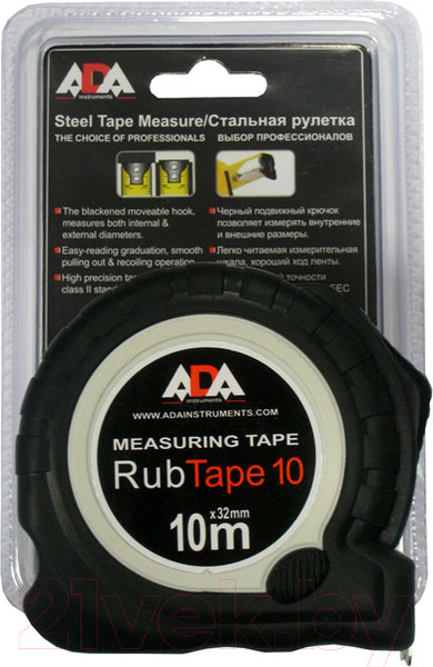 Изображение товара Рулетка ADA Instruments RubTape 10 / A00154