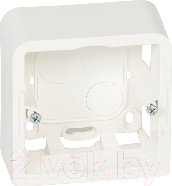 Изображение товара Коробка открытого монтажа Legrand Mosaic 80281 (белый)