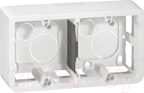 Изображение товара Коробка открытого монтажа Legrand Mosaic 80285 (белый)