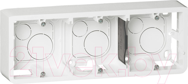 Изображение товара Коробка открытого монтажа Legrand Mosaic 80286 (белый)