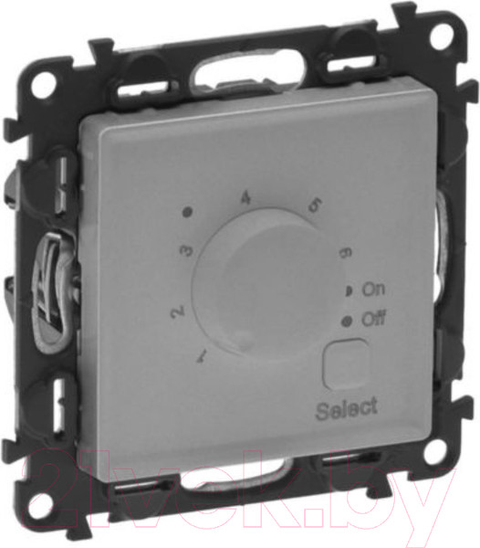 Изображение товара Терморегулятор для теплого пола Legrand Valena Life 752334 (алюминий)