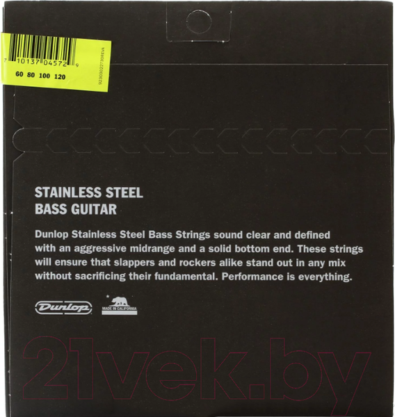 Изображение товара Струны для бас-гитары Dunlop Manufacturing DBS60120