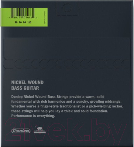 Изображение товара Струны для бас-гитары Dunlop Manufacturing DBN50110