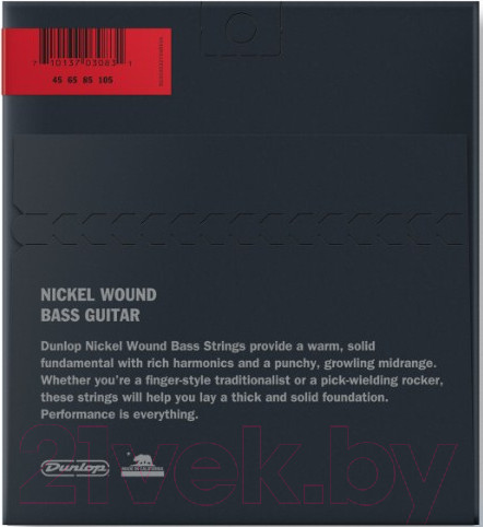 Изображение товара Струны для бас-гитары Dunlop Manufacturing DBN45105