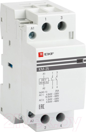 Изображение товара Контактор EKF PROxima KM-2-25-20