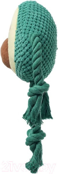 Изображение товара Игрушка для собак Mr. Kranch Авокадо с канатиками и пищалкой / MKR000003