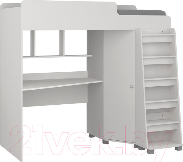 Изображение товара Кровать-чердак Премиум Твист 2 (белый)
