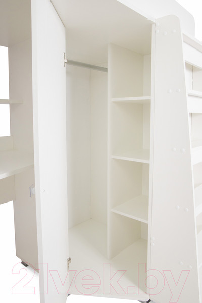 Изображение товара Кровать-чердак Премиум Твист 2 (белый)