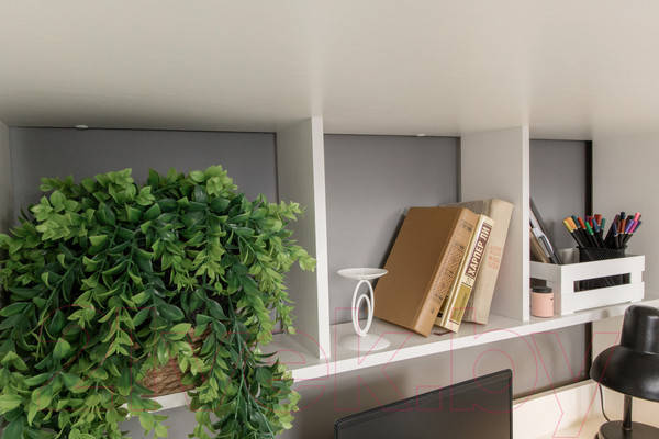 Изображение товара Кровать-чердак Премиум Твист 2 (белый)