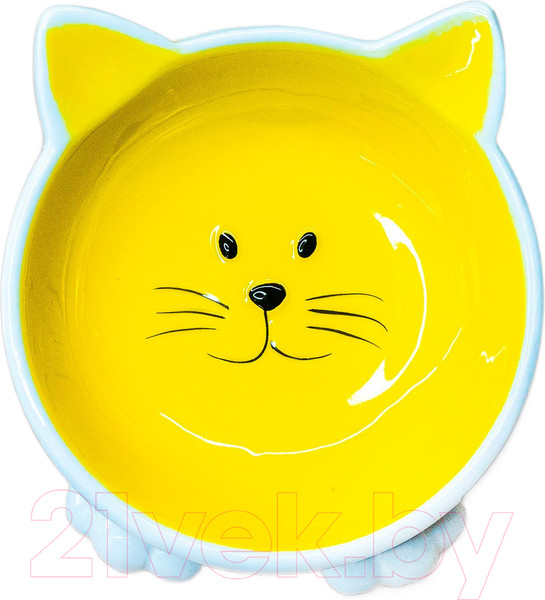 Изображение товара Миска для животных Mr. Kranch MKR639675 (желтый)