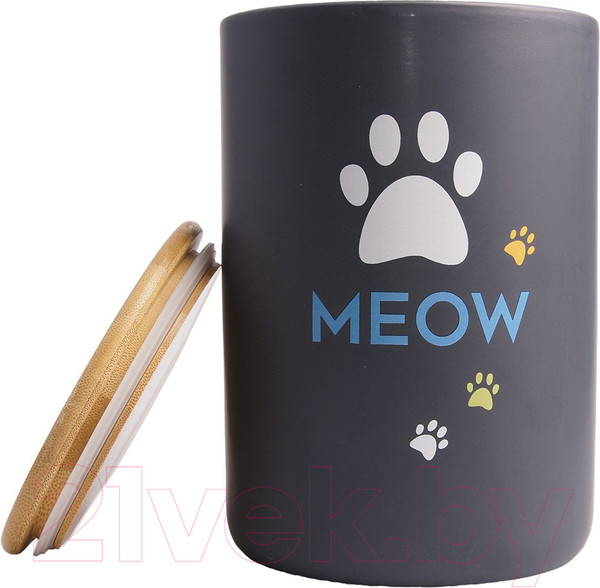 Изображение товара Емкость для хранения корма Mr. Kranch Meow / MKR020239 (черный)