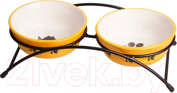 Изображение товара Набор мисок для животных Mr. Kranch MKR211246 (оранжевый)