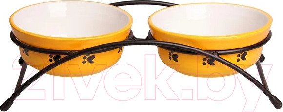 Изображение товара Набор мисок для животных Mr. Kranch MKR211246 (оранжевый)