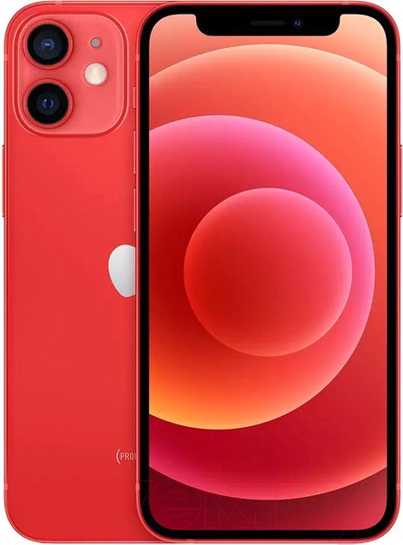 Изображение товара Смартфон восстановленный Apple iPhone 12 mini 256GB Flip Грейд A (красный)