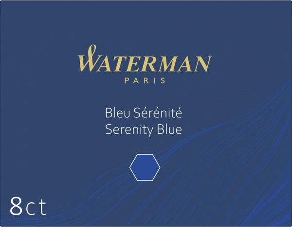 Изображение товара Чернила для перьевой ручки Waterman Standart / S0110860 (8шт, синий)