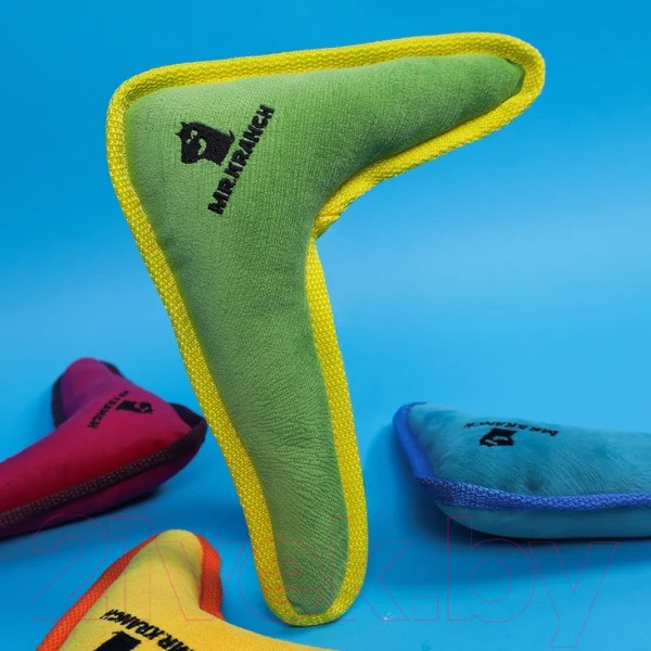 Изображение товара Игрушка для собак Mr. Kranch Бумеранг с пищалкой / MKR80241 (зеленый)