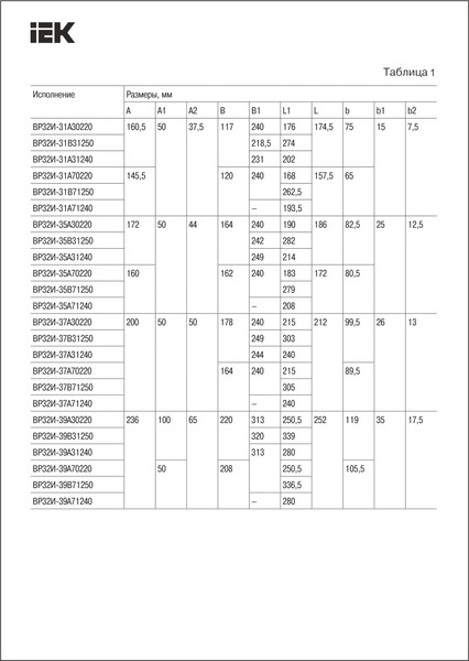 Изображение товара Выключатель-разъединитель IEK ВР32И-37А71240 400А / SRK01-221-400