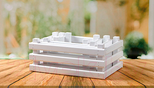 Изображение товара Набор ящиков для хранения Polini Kids Home Basket / 0003151-04 (белый)