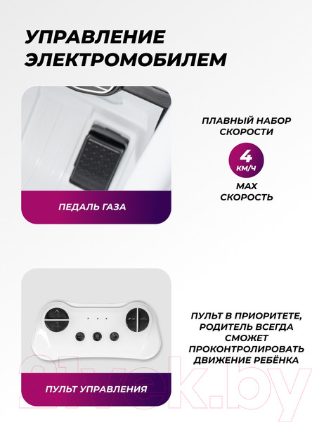 Изображение товара Детский автомобиль Farfello Джип / SR8388 (белый)