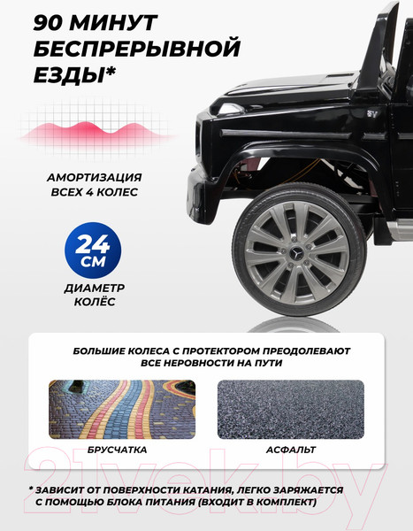Изображение товара Детский автомобиль Farfello Джип / SR8388 (черный)