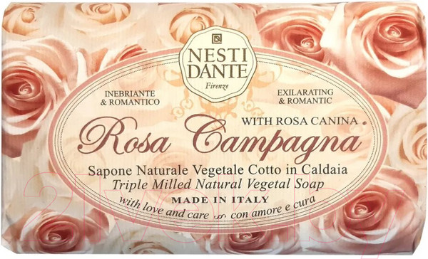 Изображение товара Мыло твердое Nesti Dante Rosa Campagna (150г)