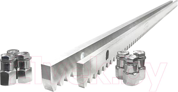 Изображение товара Рейка для ворот Nice Оцинкованная 8мм