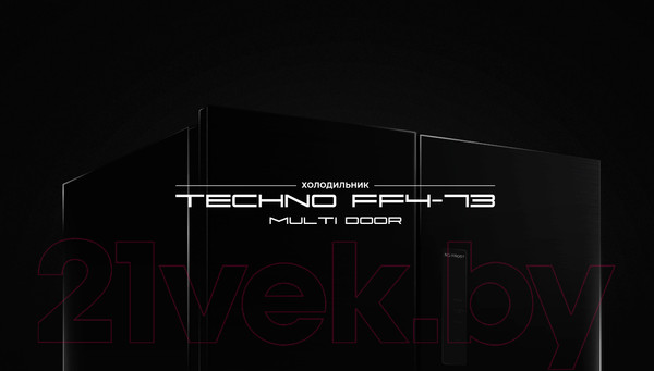 Изображение товара Холодильник с морозильником TECHNO FF4-73 BI