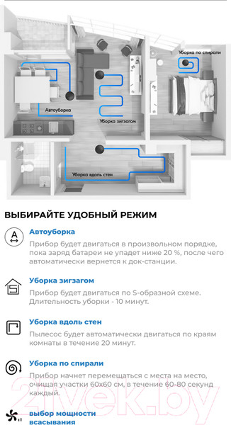 Изображение товара Робот-пылесос Centek CT-2701 