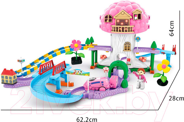 Изображение товара Железная дорога игрушечная Автоград Приключения принцессы 2159 / 5036818