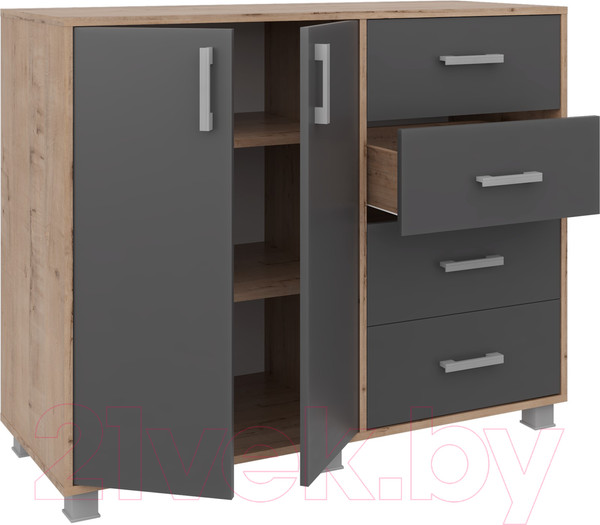 Изображение товара Тумба Аквилон №16 1160 (дуб ирландский/графит)