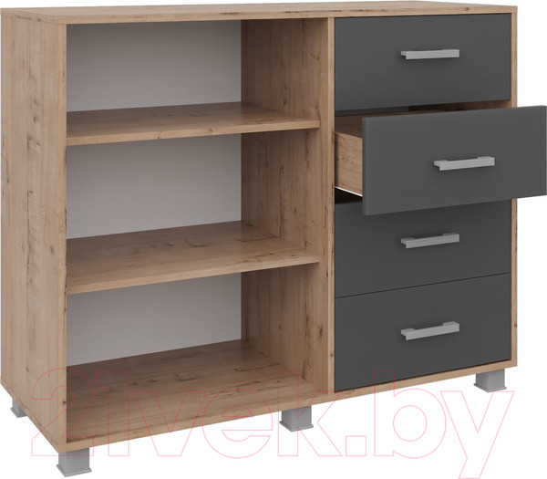 Изображение товара Тумба Аквилон №16 1160 (дуб ирландский/графит)