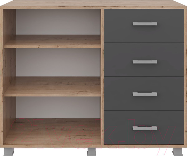 Изображение товара Тумба Аквилон №16 1160 (дуб ирландский/графит)