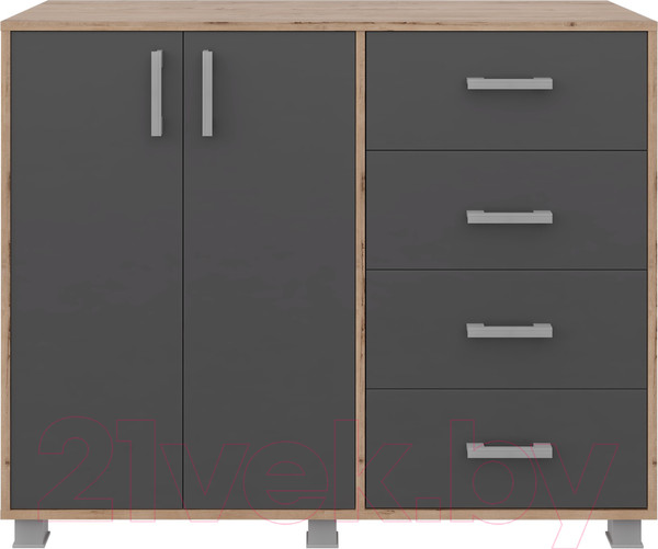 Изображение товара Тумба Аквилон №16 1160 (дуб ирландский/графит)