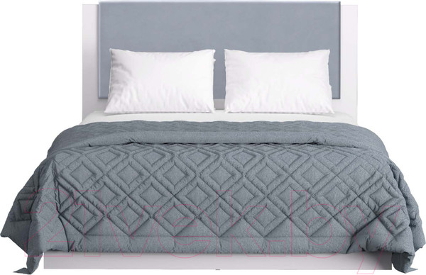 Изображение товара Полуторная кровать Аквилон Акцент №14М (белое сияние/веллюкс 49)