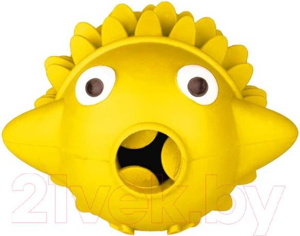 Изображение товара Игрушка для собак Mr. Kranch Рыба-ерш / MKR000205 (с ароматом сливок, желтый)