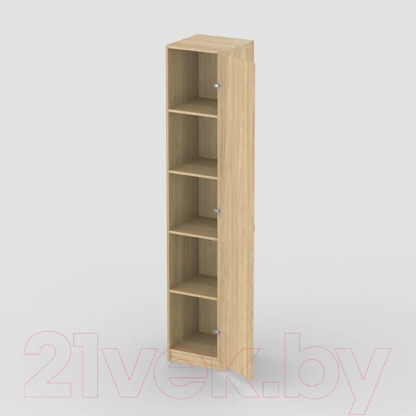 Изображение товара Шкаф-пенал Seven Dreams Закрытый SD-202 (дуб сонома/белый)