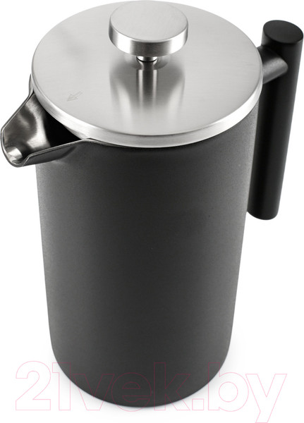 Изображение товара Френч-пресс Attribute Black Edition с банкой для чая/кофе / ATF401 (1л)