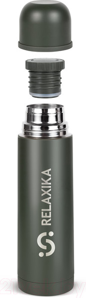 Изображение товара Термос для напитков Relaxika 101 (500мл, хаки)