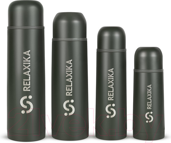 Изображение товара Термос для напитков Relaxika 101 (500мл, хаки)