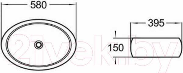 Изображение товара Умывальник Mexen Abril MEX-22015866